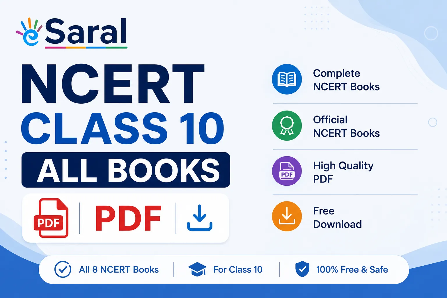 NCERT Class 10 books PDF- All Books - Free PDF Download